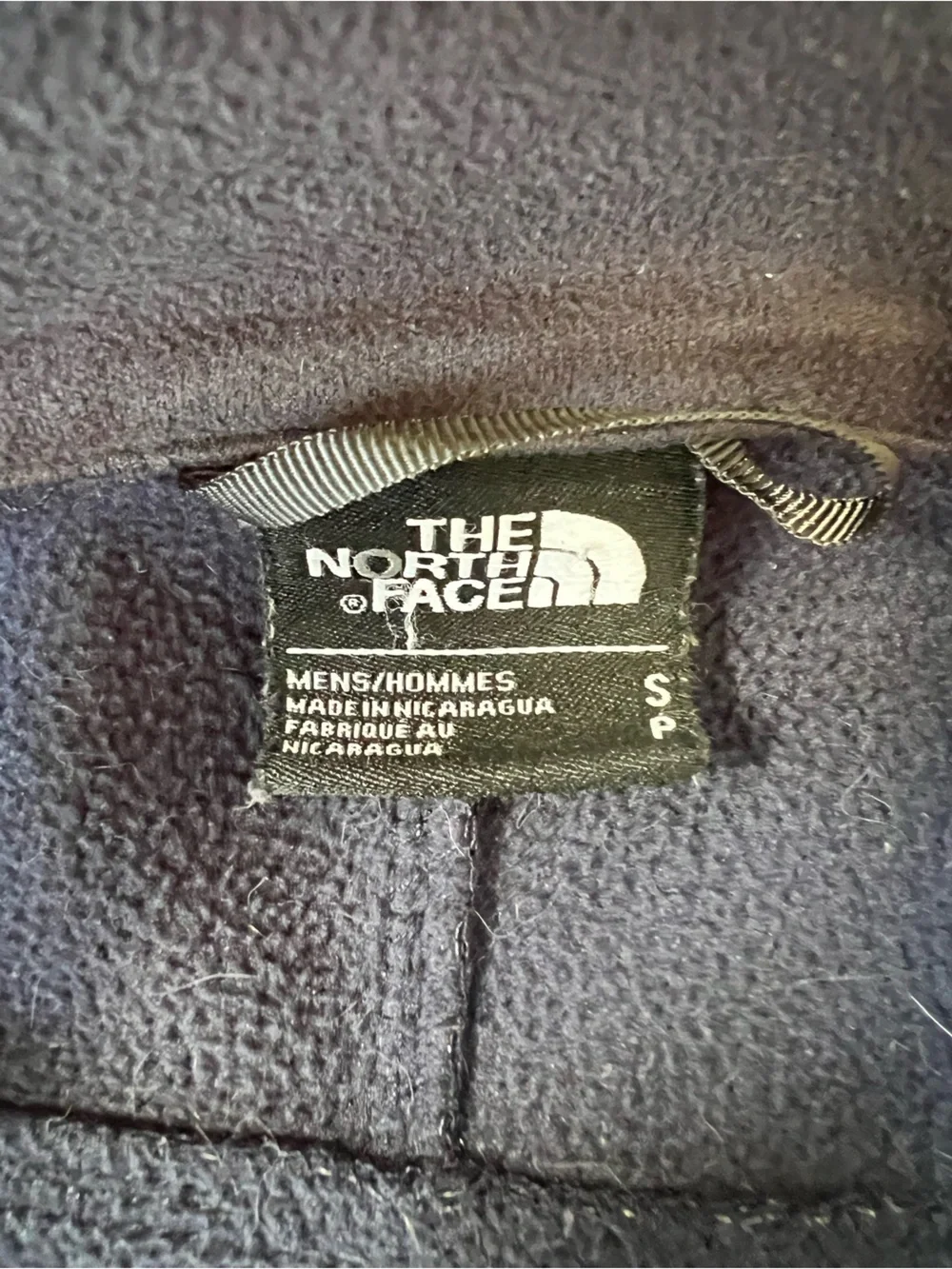 The North Face Zip-Up Soft Shell Chest Logo Jacket Coat  Shady Navy Blue, Small